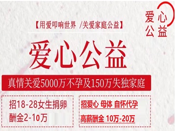 曹妃甸捐卵助孕生子 爱心志愿者招募